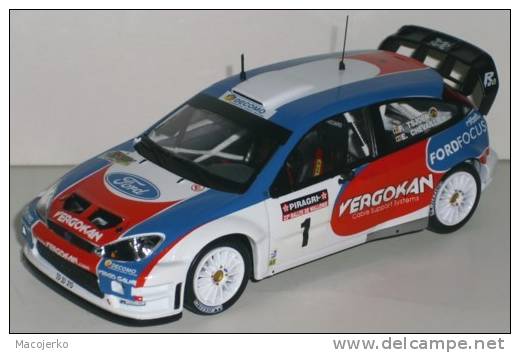 IXO RR 002, Ford Focus WRC EVO #1 Winner Rally Wallonie 2006, Tsjoen - Chevaillier, 1:43 - Ixo