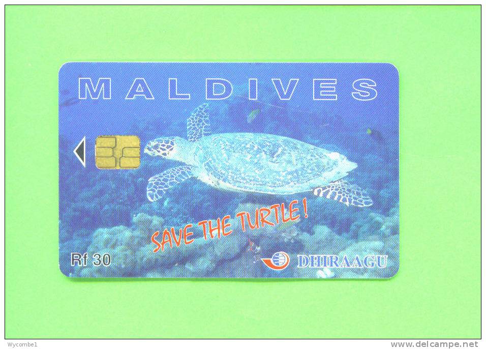 MALDIVES  -  Chip Phonecard As Scan - Maldiven