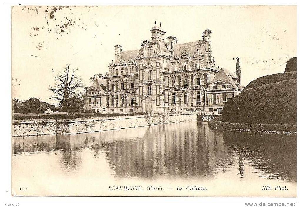 Cpa De Beaumesnil, Le Château - Beaumesnil