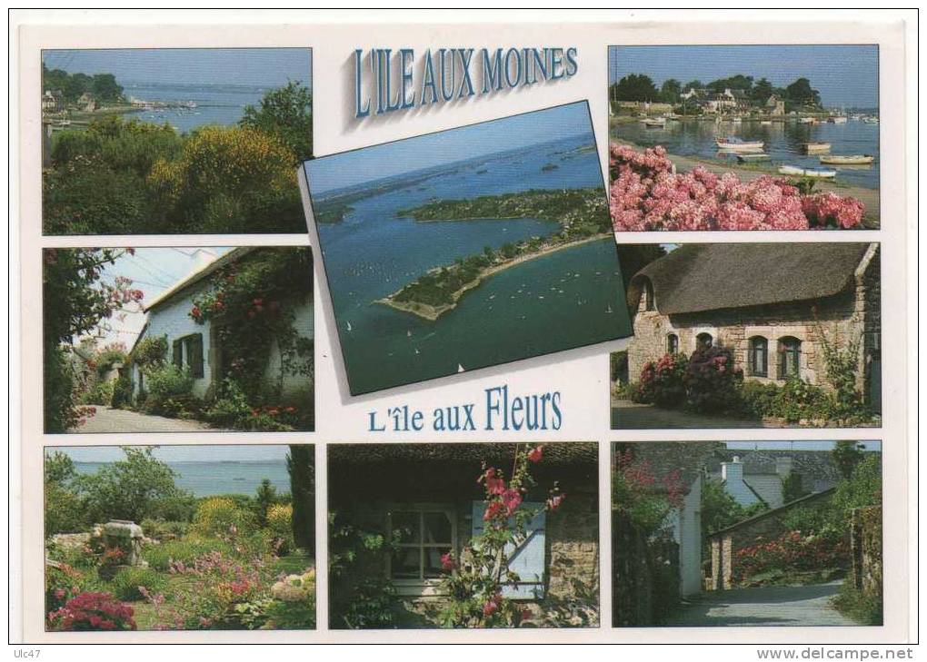 - L'ILE AUX MOINS. - Les Maisons Fleuries Et Le Port - - Ile Aux Moines