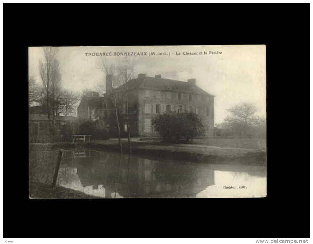 49 - THOUARCE-BONNEZEAUX - Le Chateau Et La Rivière - Thouarce