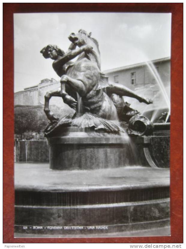 Roma - Fontana Dell´Esedra - Places & Squares