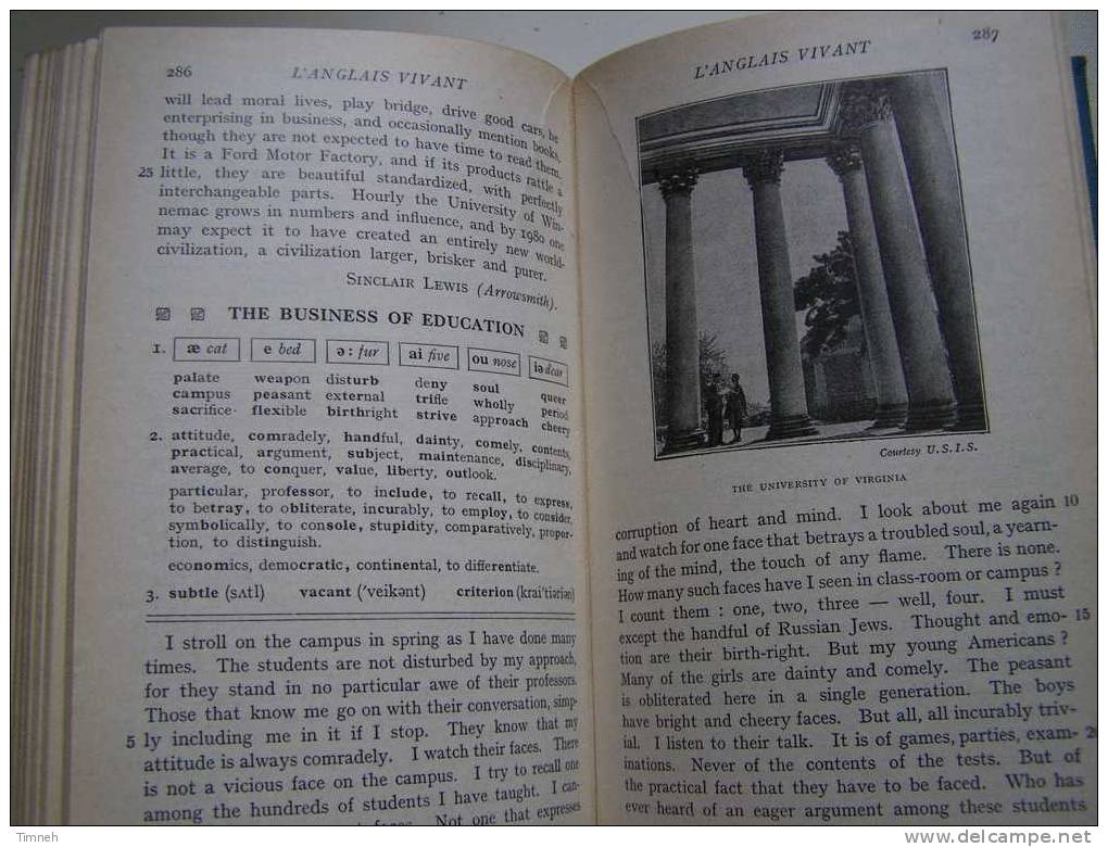 Les Etats-Unis - Civilisation - Carpentier-FIALIP et lamar - 1948 librairie Hachette - l anglais vivant  - Histoire-