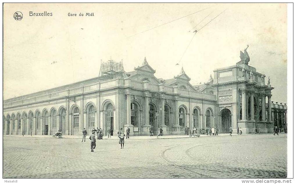 BRUXELLES GARE DU MIDI-BRUSSEL ZUIDSTATION - Chemins De Fer, Gares