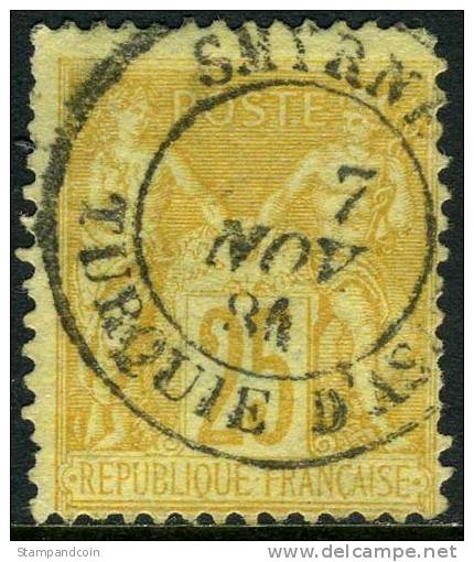 France #99 Used With Smyrna Cancel - Sage