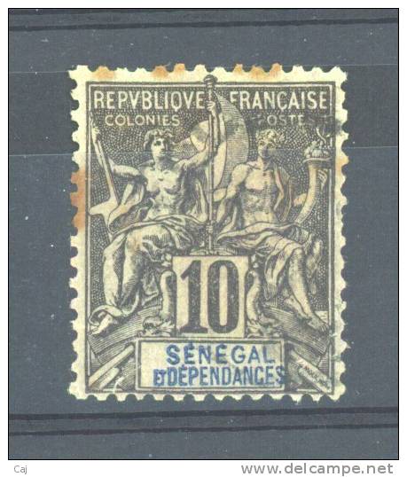 Sénégal  :  Yv  12  (o)            ,    N3 - Used Stamps