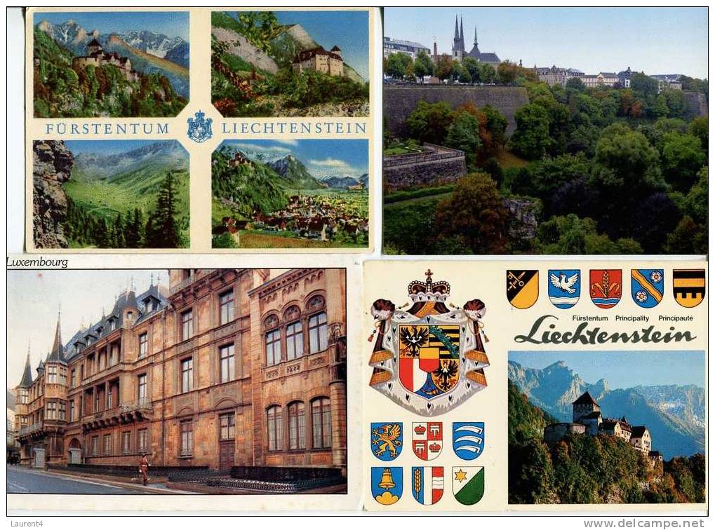 (120) 2 Lichtenstein + 2 Luxembourg - Liechtenstein