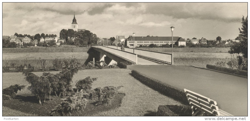 ÄLTERE POSTKARTE GREVEN WESTFALEN BRÜCKE ÜBER DIE EMS 1961 Bridge Pont Ansichtskarte AK Cpa Postcard - Greven