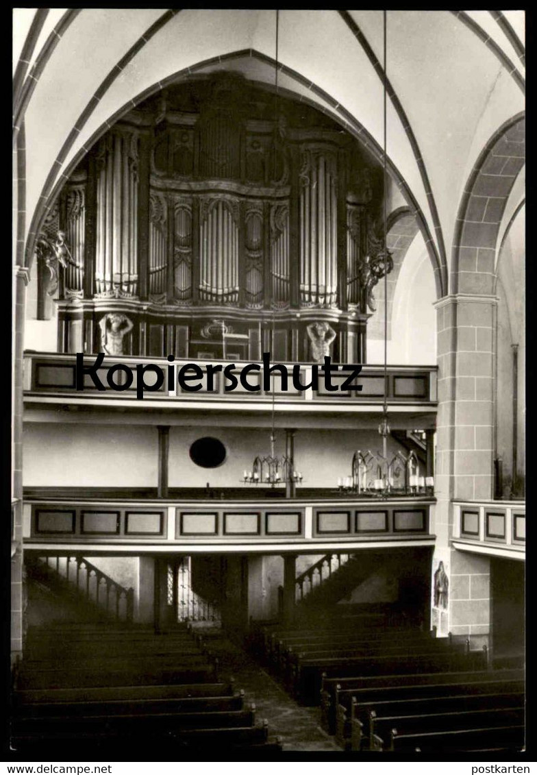 ÄLTERE POSTKARTE HAVELBERG ST. LAURENTIUS KIRCHE WAGNER SCHOLZE ORGEL Scholtze Interieur L'eglise Orgue Organ Postcard - Havelberg