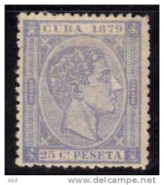 Cuba 1879 N°Y.T. ;  31 Sans Gomme - Cuba (1874-1898)