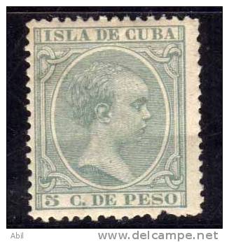 Cuba 1891-1892 N°Y.T. ;  82* - Cuba (1874-1898)