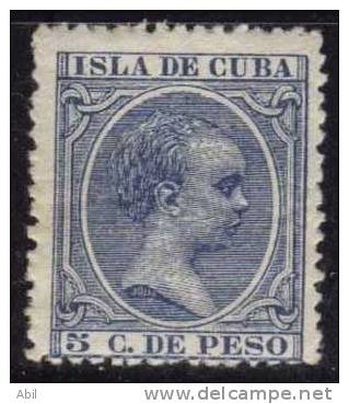 Cuba 1896-1897 N°Y.T. ;  92* - Kuba (1874-1898)