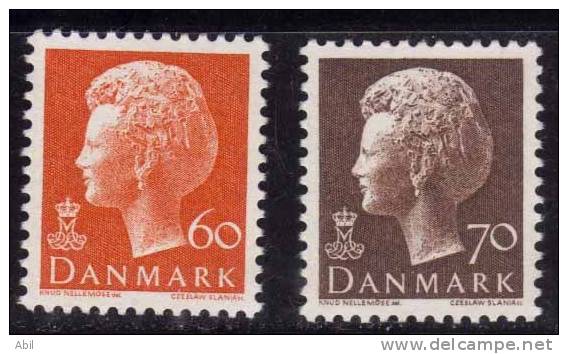 Danemark 1973 N°Y.T. ;  567 Et 568** - Ongebruikt