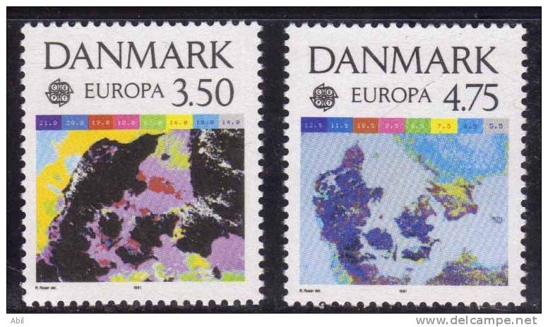 Danemark 1991 N°Y.T. ;  1004 Et 1005** - Neufs