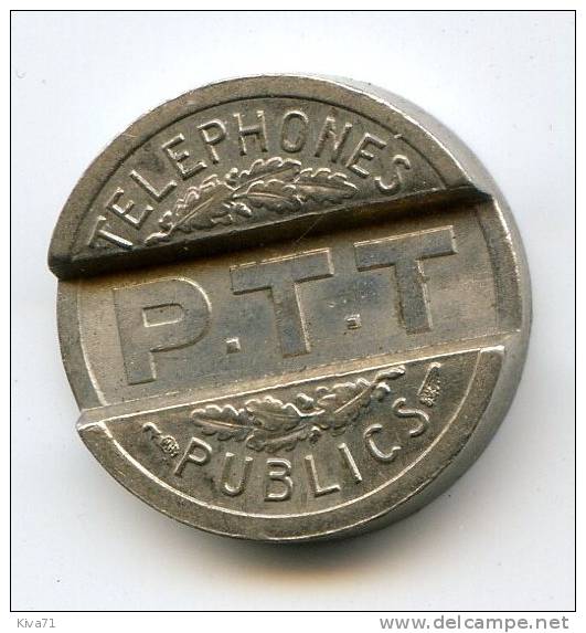 Jeton "PTT." 1937 UNC - Professionals / Firms