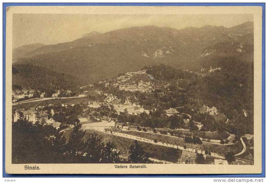 Rumänien,SINAIA,Vedere Generalä, Nicht Gelaufen Um 1920, Verlag: Sigm.Schwartz-Bazarul - Rumänien