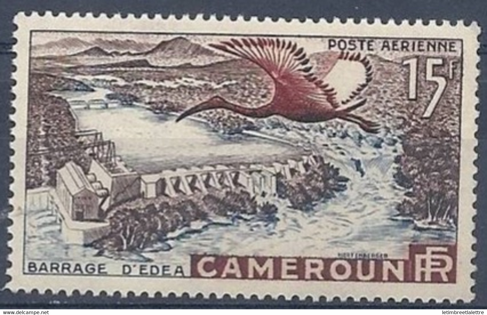 ⭐ Cameroun - Poste Aérienne - YT N° 43 ** - Neuf Sans Charnière - 1953 ⭐ - Other & Unclassified