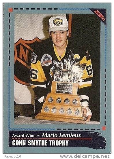 Carte / Card / Karte Hockey - Conn Smythe Trophy - Award Winner : Mario Lemieux - Pittsburgh Penguins (n° 519) - [1992] - 1990-1999