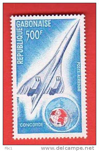 Gabon: PA N°172 (**) Concorde - Poste Aérienne - Gabon (1960-...)