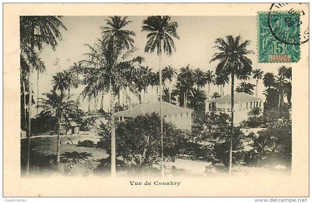 CONAKRY, Guinée : Vue De Conakry. Dos Simple. 2 Scans. - French Guinea