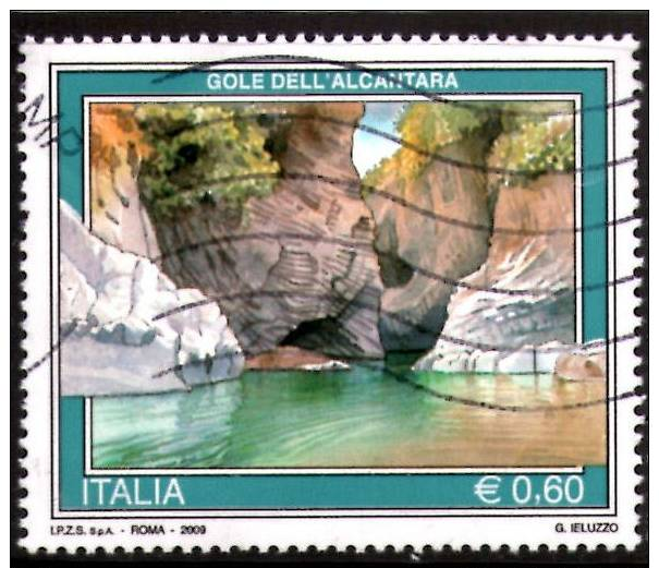 Italia - Italy - 2009 - Turismo - Gole Dell'alcantara 0,60 - 2001-10: Oblitérés