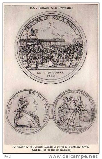 Histoire De La Revolution.- Medailles Commemoratives .   (21470) - Monnaies (représentations)