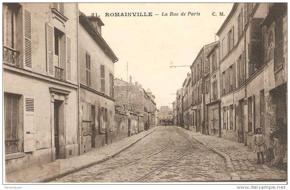 ROMAINVILLE.  La Rue De Paris - Romainville