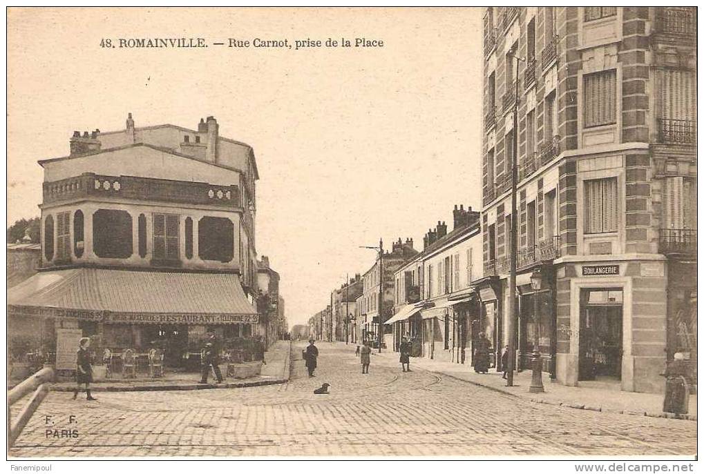 ROMAINVILLE.  Rue Carnot, Prise De La Place - Romainville