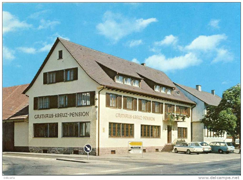 Luftkurort 7616 Biberach Im Kinzigtal/Schwarzwald - Gasthaus-Pension "ZUM KREUZ" + VW Golf - BMW - MERCEDES - Biberach