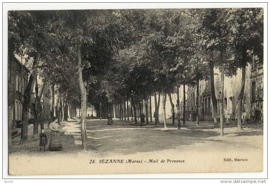 SEZANNE. -  Mail De Provence - Sezanne