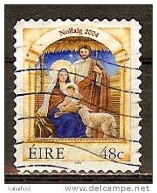 IRELAND 2004 Christmas - 48c The Holy Family FU Self-adhesive. - Used Stamps