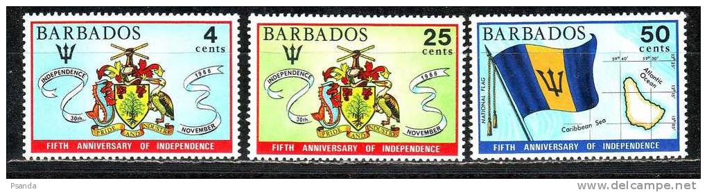 1966 Barbados  Lot MNH - Barbades (1966-...)