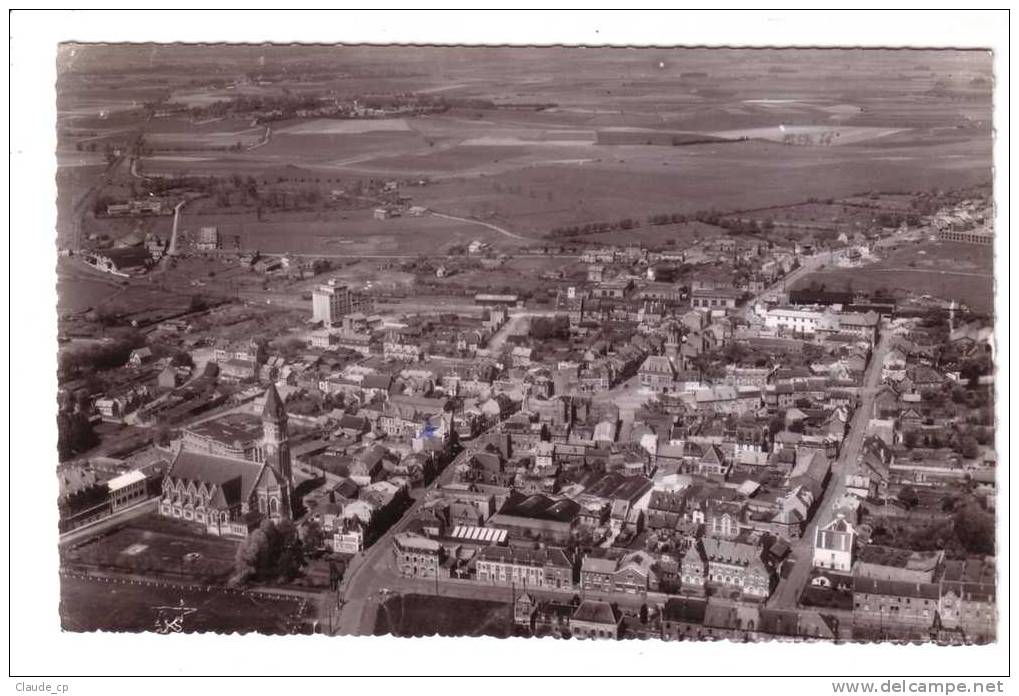 62--BAPAUME --CPSM--Vue Générale Aérienne - Bapaume