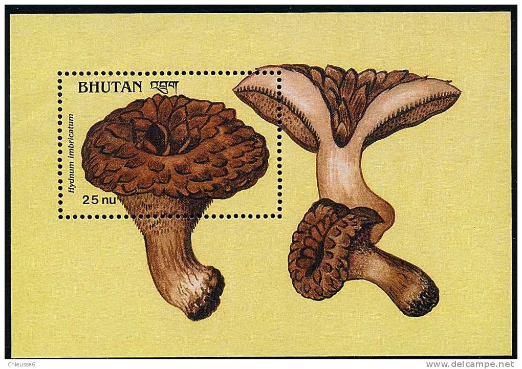 Bhoutan ** Bloc N° 260 - Champignons (lot 30) (19 P24) - Bhoutan