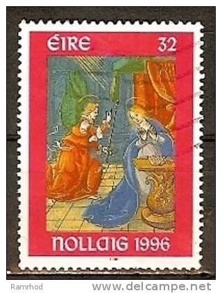 IRELAND 1996 Christmas - 32p. - The Annunciation  FU - Used Stamps