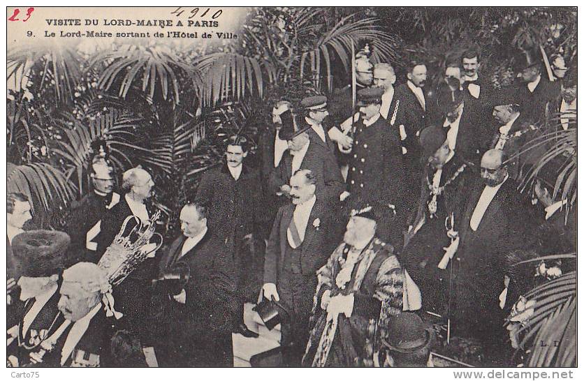 Evènements - Réception - Paris 75004 -  Lord Maire - England - Lord Mayor In Paris - Garde Républicaine - Recepciones