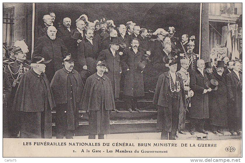 Evènements - Paris - Militaria - Funerailles Du Général Brun - Funerales