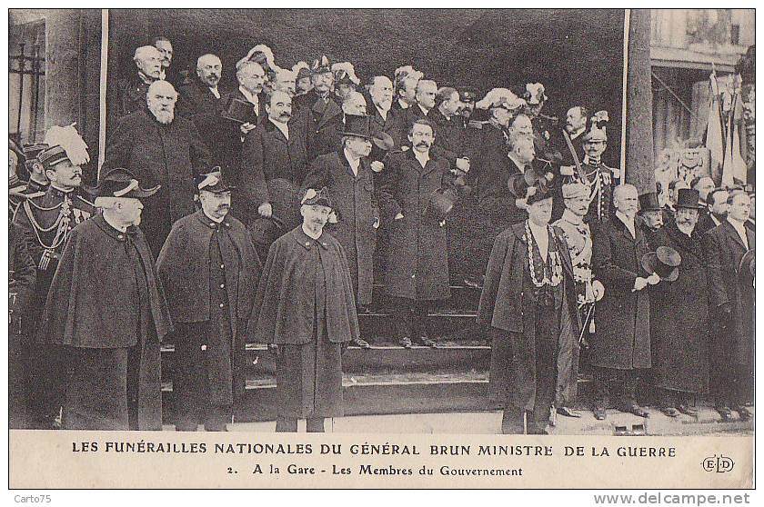 Evènements - Paris - Militaria - Funerailles Du Général Brun - Funeral