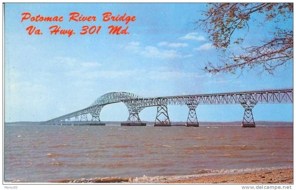 Potomac River Bridge- Carte Neuve- Ed Dexter Press N° 18143 B - Other & Unclassified