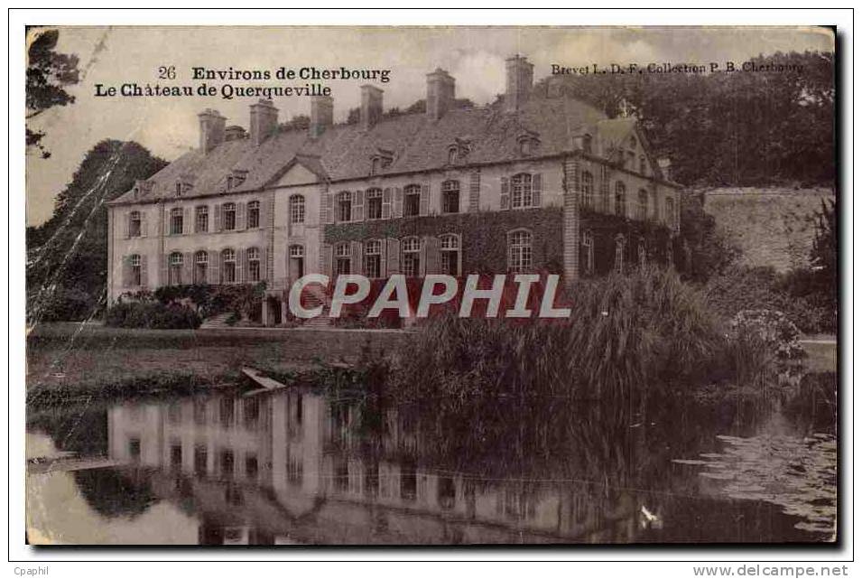 CPA Environs De Cherbourg Le Chateau De Querqueville - Autres & Non Classés