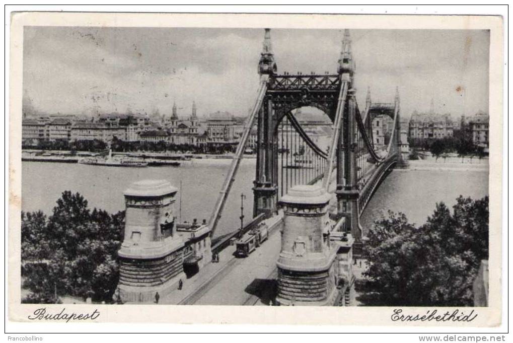 HONGRIE-BUDAPEST PONT D´ELISABETH / TRAM - Ungheria