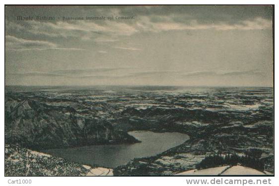 COMO MONTE BISBINO PANORAMA INVERNALE SUL COMASCO ANNI 20 NON VG. - Como