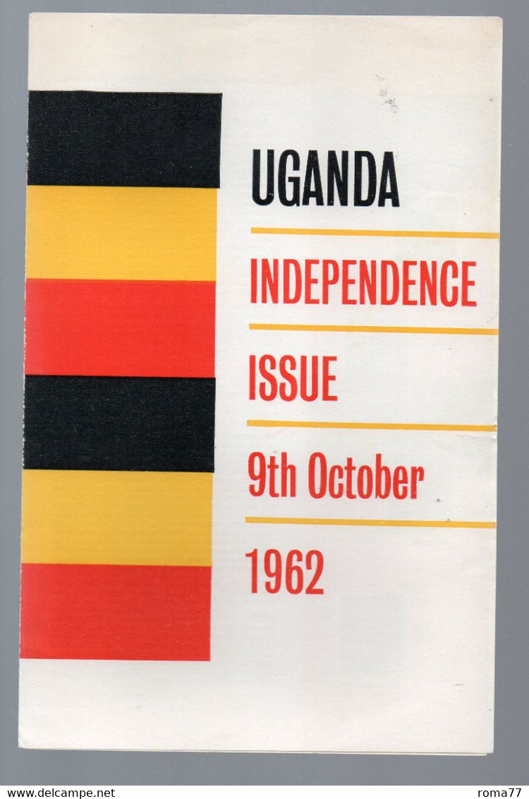 VER944 - UGANDA , Ordinaria : Yvert N. 50/61 Su FDC Del 1962. INDIPENDENZA - Ouganda (1962-...)