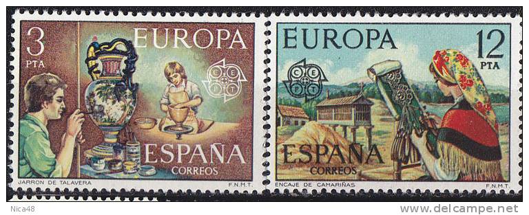 Europa  1976 - Spagna 2 Val Unificato	 1961/1962 - 1976