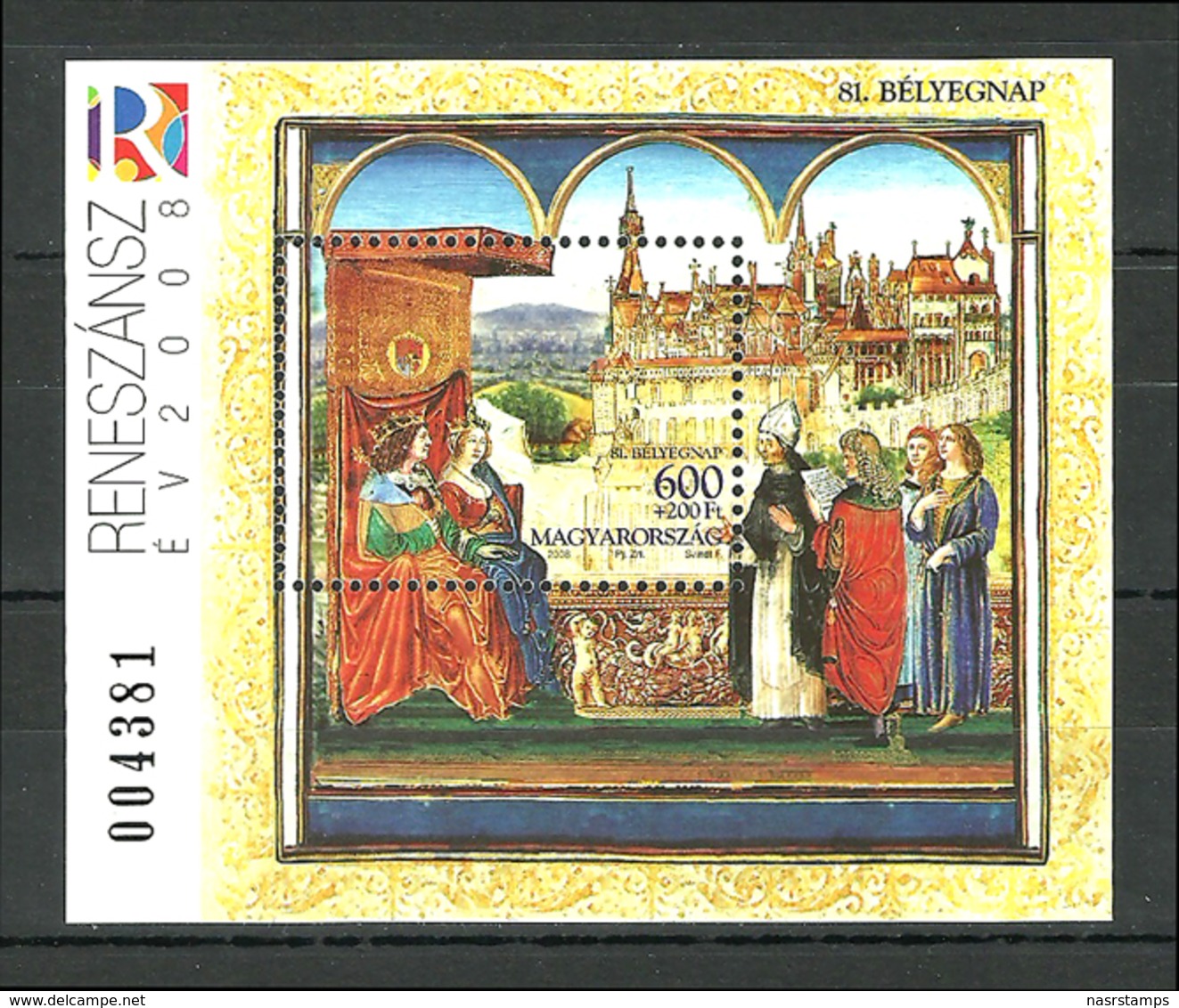 Hungary - 2008 - ( King & Queen - History ) - M/S - MNH (**) - Other & Unclassified