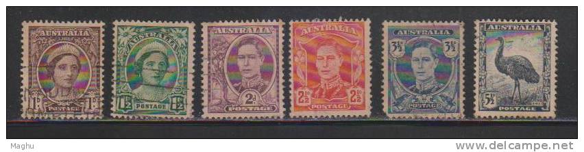 Austrialia 1942 Used,  Full Set Of 6, As Scan - Used Stamps