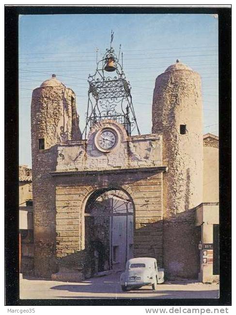 Camaret La Vieille Porte & L'horloge édit.cellard N° V.61236 Automobile Traction Grise - Camaret Sur Aigues