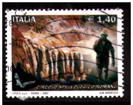 Italia - Italy - 2007 - Circolo Speleologico Romano 1,40 - 2001-10: Afgestempeld