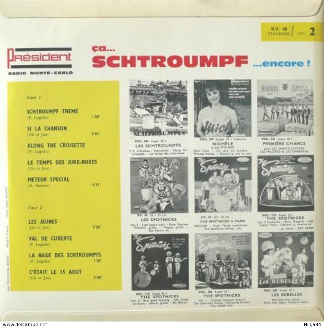 LP 25CM (10")  Les Schtroumpfs  "  Ca Schtroumpf Encore  " - Special Formats