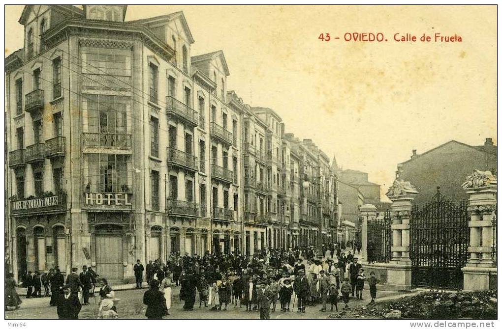 OVIEDO .  CALLE DE FRUELA . ( HOTEL )  . - Asturias (Oviedo)